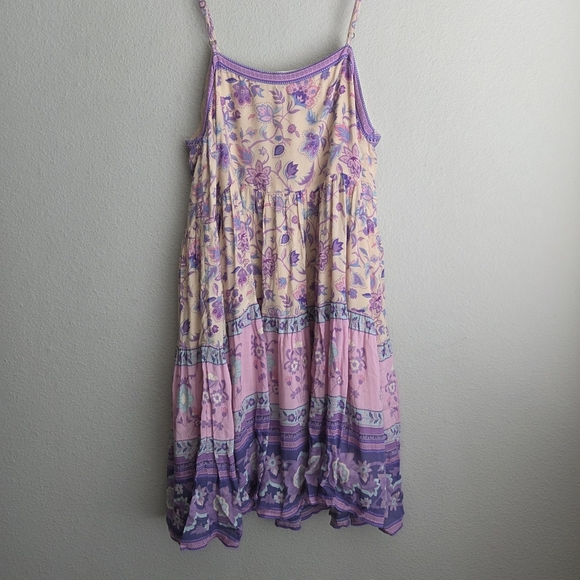 Spell Portobello Road Strappy Mini Dress in Lavender size M - Picture 6 of 8